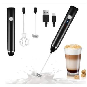 2-in-1 Electric Coffee Mixer, Milk Frother & Egg Beater (USB Rechargeable)