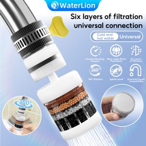 360° Rotatable 6-Layer Water Filter Tap